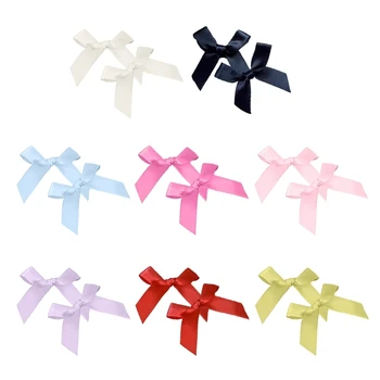 4cm Multicolor Bowknot Agrafe de Par Balet Stil Panglică Cravată Fete Ornamente de Păr D7WF