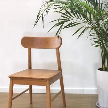 Nordic din lemn de cires scaune de luat masa, acasa, camera de zi spatar scaune, minimalist Japonez comerciale, restaurante, lapte, ceai