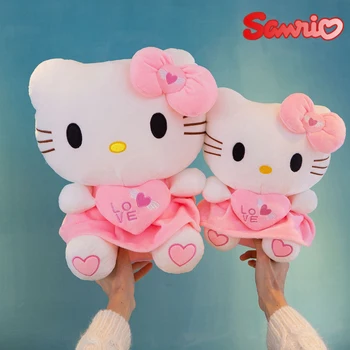 Sanrio Hello Kitty Jucarii Kawaii Drăguț Papusa Moale Perna Cameră Decor Masina Jucărie De Desene Animate Pentru Copii Petrecere De Ziua De Nastere Cadou De Crăciun