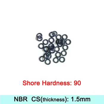 Shore Duritate 90 de Grade Grosime de 1,5 mm NBR Cauciuc Inele de Etanșare din Cauciuc Butadien-Nitrilic Șaibe de Etanșare Dimensiuni Pot Personalizate