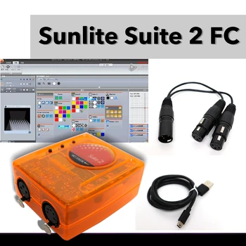 Etapa Controler de Iluminat Sunlite Suite 2 FC 1536CH DMX512 Software-ul DJ Disco Echipamente de Iluminat de Control lumina de Partid DMX YUER