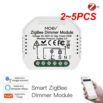 2~5PCS Inteligent ZigBee, WiFi Modul Comutator de Lumină Dimmer Switch Smart Life App Control de la Distanță Alexa Acasă, Control Vocal