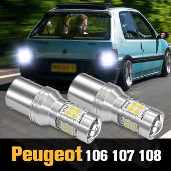 2 buc LED-uri Canbus Reverse Lumina Lămpii de Accesorii Pentru Peugeot 106 107 108 (2004 2005 2006 2007 2009 2010 2011 2012 2013 2014