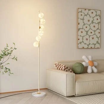 Atmosfera Nordic Lampa de Podea Camera de zi Crema de Stil Dormitor Noptieră Colț de Artă arătos Canapea, Lampă