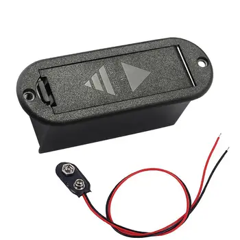 9V Baterie Caz pentru Chitara Electrica Preluare W/ Conector din material Plastic Durabil