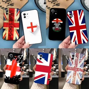 Anglia Flag Telefon Caz Pentru Xiaomi POCOF3 M4Pro X3 M3 GT X4Pro NFC Notă 10Pro Redmi Nota 11 11T 10 Pro Plus