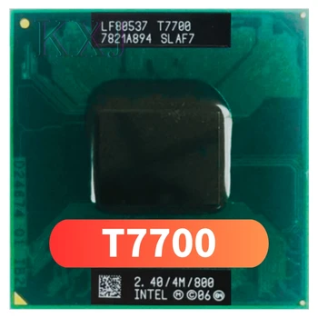 Intel Core 2 Duo T7700 SLA43 SLAF7 2.4 GHz Dual-Core Dual-Fir CPU Procesor 4M 35W Soclu P