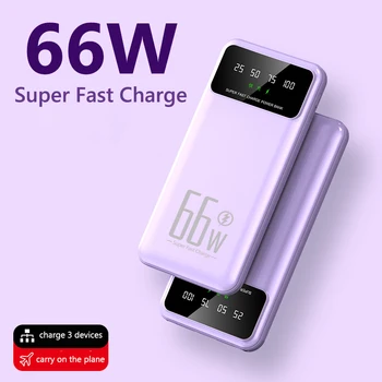 2023New Power Bank 30000mAh 66W Dual Port Super-Rapid de Încărcare Extern Portabil Încărcător de Baterie Pentru iPhone Xiaomi, Huawei Samsung