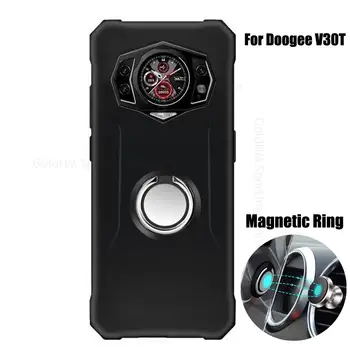Fundas Pentru Doogee V30T 5G Culoare Solidă TPU Moale Caz Pentru Doogee V30 V20 Inel Magnetic Capacul suportului Pentru Doogee S100 S99 S96 GT Capa