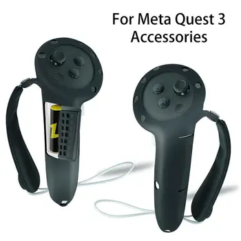 Se ocupe de Caz de Protecție Pentru Meta Quest 3 Sweat-proof Touch Controller Silicon Acoperă Cu Mâna Curele Pentru Quest 3 VR Accesorii