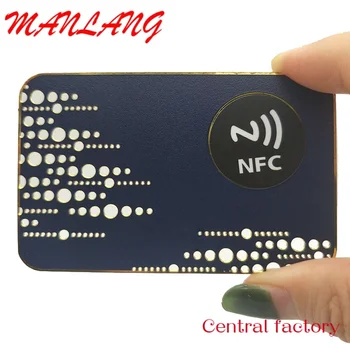 Personalizat Custo den etal N Carte Reritable Stainls Oțel N Acc Card de Control Gol etal N Busins Card