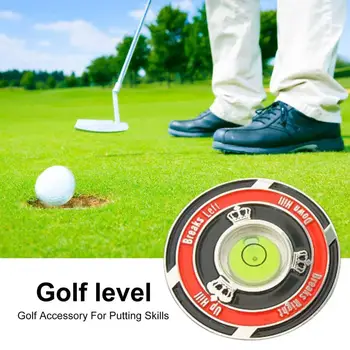 1 Set De Golf Ball Marker Verde Cititor De Golf Marker Clip Profesionist Verde Lectură Ajutor Pentru Formare Accesorii De Golf Barbati De Golf Cadou