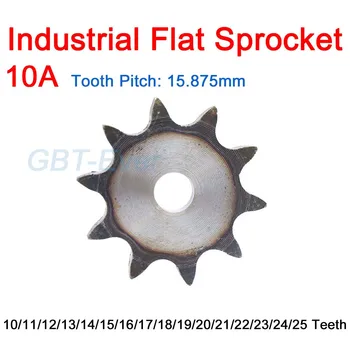 1buc 10A 10-25 Dinții Lanțului de acționare Plat Pinion Otel Carbon cu Role de Lanț Gear Tooth Pitch 15.875 mm Industriale Pinion Roata