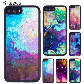 Krajews Abstract Culoare Pastel Model Spla Telefon Caz Pentru iPhone SE2020 15 14 7 8 Plus 11 12 mini-13 XR Pro XS Max coque