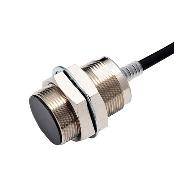 E2E-X20D230-T 2m, 5m, 10m Cilindrice senzor de proximitate M30 20mm Ecranat DC cu 2 cabluri NC Pre-wired