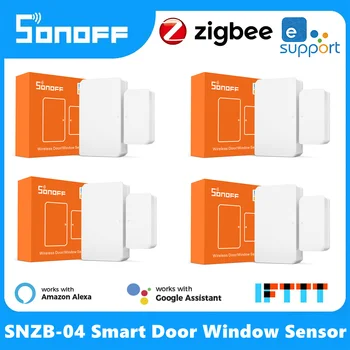 SONOFF SNZB-04 Zigbee Ferestre, Uși, Alarmă Senzor Pentru eWelink Smart Security ZBBridge Necesare Lucra Cu Alexa de Start Google