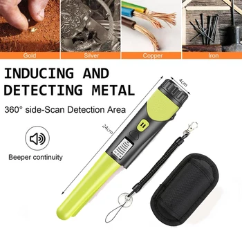 Calitate inalta Upgrade Detector de Metale Pointer Indica PointerII Impermeabil Detector de Metale portabil cu Bratara