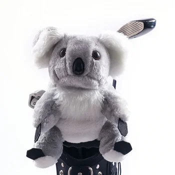 Koala Animal în Formă de Club de Golf Cap Huse pentru Driver Pasei Crosa Headcover Protector Plus Koala Accesorii de Golf Gri