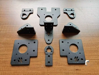 Funssor Voron Trident 3D printer piese din aliaj de aluminiu prelucrate CNC Z axa motor mount Z transportul Z pat kit de upgrade