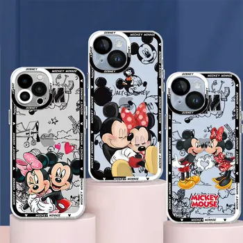 Disney Mickey Mouse Caz pentru Samsung Galaxy A73 A23 A53 A12 A52 A32 A42 A52s A13 A22 A21s A72 5G A33 Shell Clar Capac de Silicon