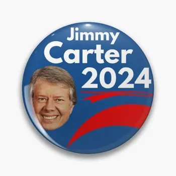 Jimmy Carter 2024 Moale Butonul Pin Pălărie Cadou Femei Guler Amuzant Metal Pin Rever Creatoare De Moda Broșă Desene Animate Decor Bijuterii