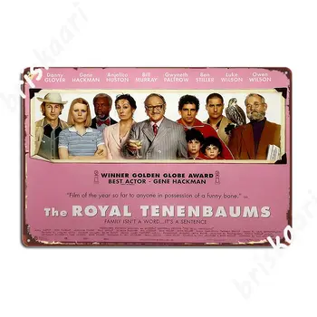 The Royal Tenenbaums Alternative Poster De Film De Metal Imprimare Semn Garaj Club De Pictura Murala De Perete Plăci De Tablă Semn Postere