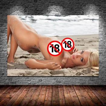 Nuduri Fata Bonde Plaja Adult Erotic Imagine Postere Porno Arta De Perete Pictura Unframe Panza De Imprimare Acasă Decorare Camera