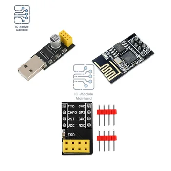 ESP01 Programator Adaptor UART GPIO0 ESP-01S Adaptater ESP8266 CH340G USB pentru ESP8266 Serial Wireless Wifi Developent Bord Modulul