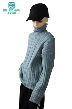 BJD Papusa haine pentru 68-75cm SD17 BJD unchiul Moda pulover guler alb, albastru, roz, negru