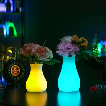 LED Intermitent Vază, Lampă de Birou, Restaurant, Bar Desktop Decorative Creative Ornamente Atmosfera de Încărcare Lampă Mică Lampă de Noapte