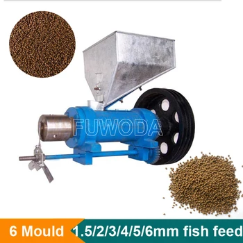 Diferite Dimensiuni de 1-6m Cu 6 Mucegai Pește Plutitoare de Alimentare Peleți Extruder Mașină de Pește de Pelete de Alimentare de Luare a Mașinii Fără Motor