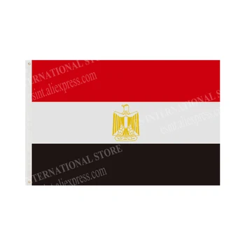 Egipt Steagul Național Grafice Personalizate Imprimate Agățat Banner Design Sport în aer liber Poliester Arborelui de Acoperire Garnituri 3X5FT 90X150CM