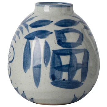 Ceramică grosieră mici mini vaza decor creativitatea mână-pictat ceramica vaza de flori aranjament