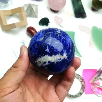 Sodalit cristale de cuarț sfera pietre naturale și minerale mingea decoracion hogar moderno spirituală de meditație reiki de vindecare