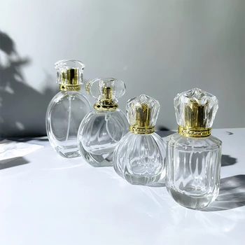 Pahar Sticla cu Pulverizator 50ml Ultra Elegant Parfum Transparent Portabil Mari Ceață Atomizor produse Cosmetice de Alcool în Sticle Returnabile