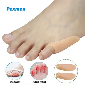 Pexmen 2/4buc Gel Moale Inflamație la picior de Paza Degetul mic de la picior Protector pentru Picior Durerii de Presiune prin Frecare și Croitor Bunions