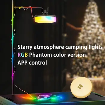 YOUZI ABS Multifunctional Portabil Camping Lumină în aer liber Cort Decor de Lumină LED String Cu Impermeabil IP67