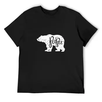 Tata Urs Amuzant T-Shirt Estetice Tricouri Crewneck Moda Tricou Original Barbat Grafice de Top Teuri Plus Dimensiune 5XL 6XL
