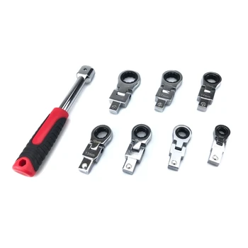 Clichet flexibil de Acțiune Cheie Cheie Piuliță Instrument de Clichet pentru Capete Metrice Chei Chei Chei pentru Reparații Auto Dropship