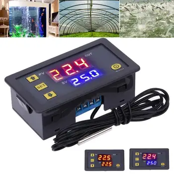 Regulator de Temperatură Digital cu LED Display Termostat Cu Răcire Încălzire Comutator Senzor NTC Mini Sonda Termostat de Control W3230
