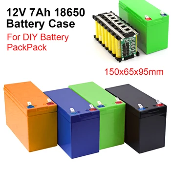12V 7Ah Baterie Caz Pentru 18650 Baterie Litiu Celule Cutie Goală Titularul Bandă de Nichel Cutie de Depozitare Container Pentru DIY Bateria
