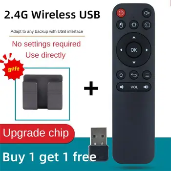 2.4 G Wireless Receptor USB TV Box de Control de la Distanță BLE 5.0 Android Smart TV Box Si PC/TV Wireless Air Mouse-ul de Electronice de Consum