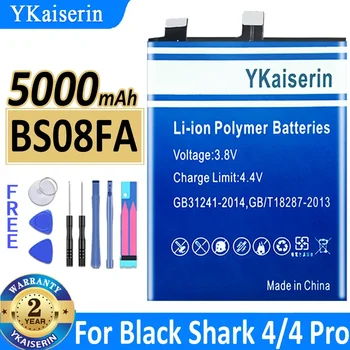 YKaiserin BS08FA mai Recente Acumulator de schimb pentru Xiaomi Black Shark 4/4 Pro 4pro Shark4 de Înaltă Calitate 5000mAh Telefon Bateria