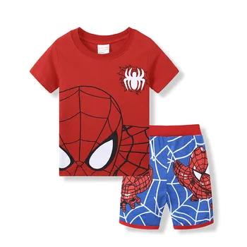 Copii Seturi Fata Băieți Avengers Spiderman Desene Animate Pijamale Fete De Familie Pijamale, Haine Pentru Copii Pijamale Copii Din Bumbac Pijama