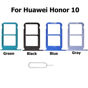 Nou Pentru Huawei Honor 10 SIM Card SD Tava Slot Suport Conector Container de Piese de schimb