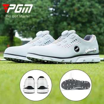 PGM Nouă Bărbați Impermeabil Respirabil Pantofi de Golf de sex Masculin Siret Rapid Adidasi Non-alunecare de Fitness Golf Formatori cu Tee și Magnet Marca