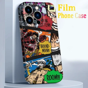 Anime One Piece Luffy Drăguț Telefon Caz Pentru Apple iPhone 14 13 12 Mini 11 XS Pro Max X XR 8 7 Plus SE Feilin Film Hard Cover