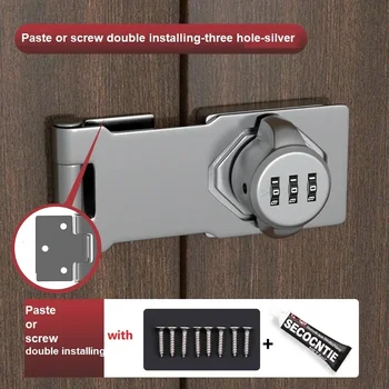 Ușa dulapului Combinație de Blocare Parolă de Deblocare de Blocare Antifurt Dubla Deschidere Cod Digital Încuietori pentru Sertar Frigider Fișier Locker