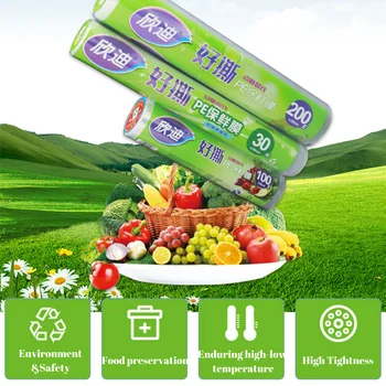 Fructe Refrigerarea Alimentelor Slăbire și Pierdere în Greutate Speciale Eco-freindly Folie de uz Casnic de Bucatarie Accesorii de Depozitare 100Meter