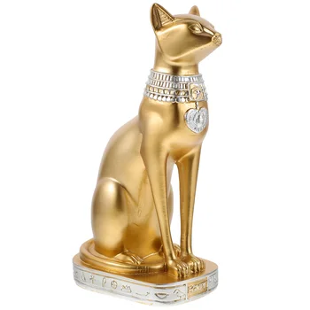 Egipt Pisica Statuie Egipteană Figurina Pisica Statuia Zeiței De Rasina De Artizanat Statuie Ornamente Drăguț Noutate Pisica